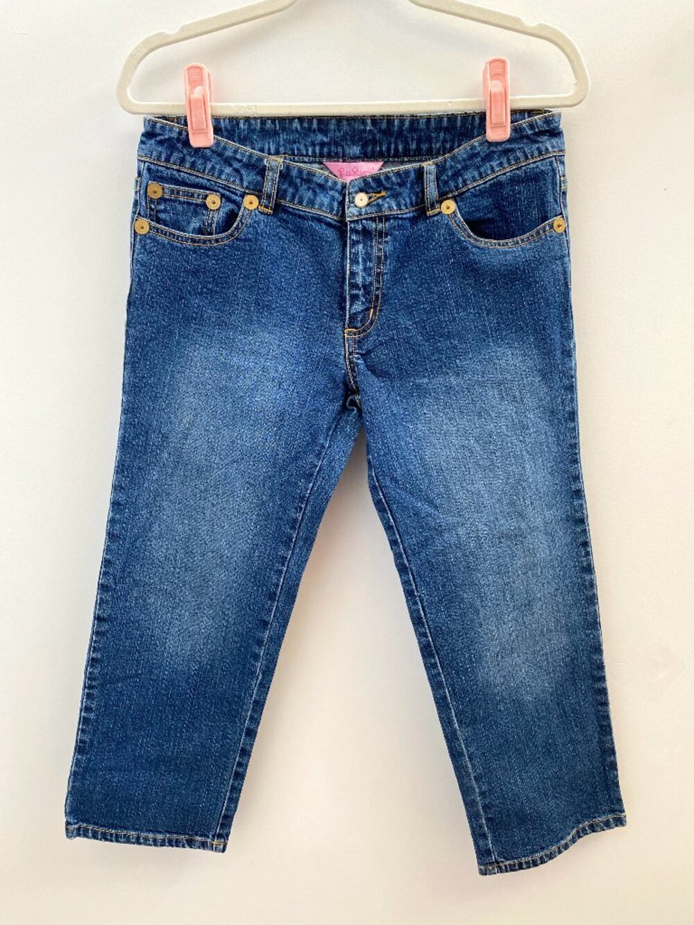 Lilly Pulitzer Dark Wash Capri Jeans Size 6